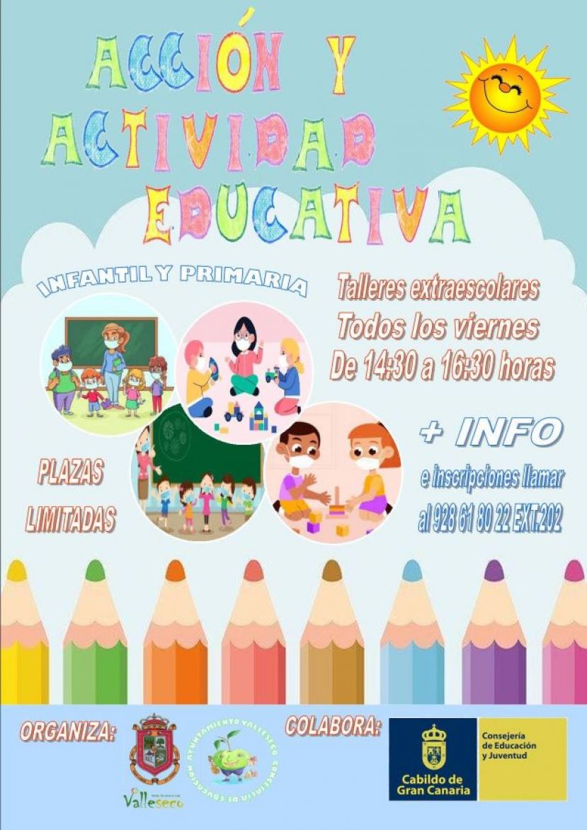 Valleseco impulsa el proyecto &ldquo;Acci&oacute;n y actividad educativa&rdquo;