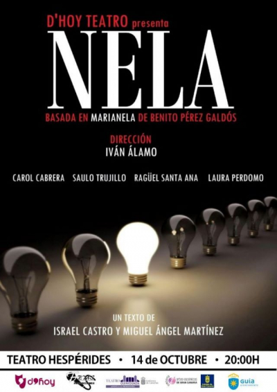 ‘Nela’ llega mañana jueves 14 de octubre, 20.00 horas, al Teatro Hespérides de Guía