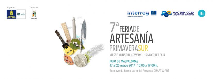 El entorno del Faro de Maspalomas acoge la 7ª Feria de Artesanía del Sur