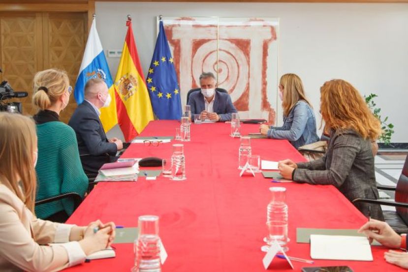 Torres traslada a la Agencia de los Derechos Fundamentales de la UE la situación de la migración en Canarias