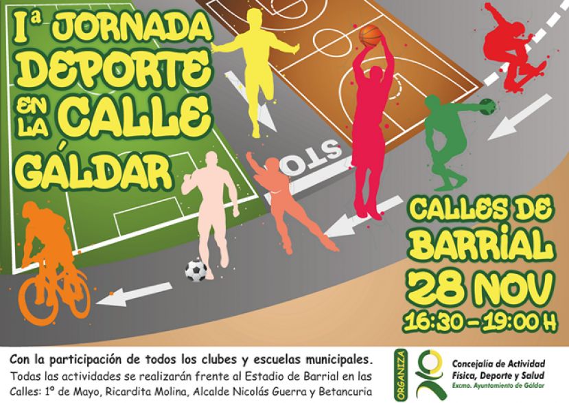 Gáldar: Actividad Física, Deporte y Salud celebra la I Jornada Deporte en la calle”