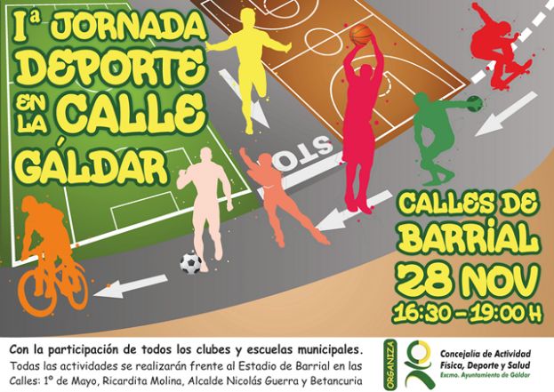 G&aacute;ldar: Actividad F&iacute;sica, Deporte y Salud celebra la I Jornada Deporte en la calle&rdquo;