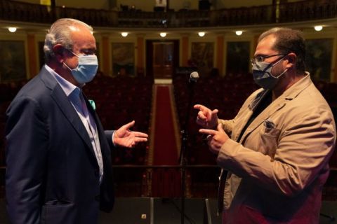 Éxito rotundo en la presentación del nuevo disco de Celso Albelo en el Teatro Leal