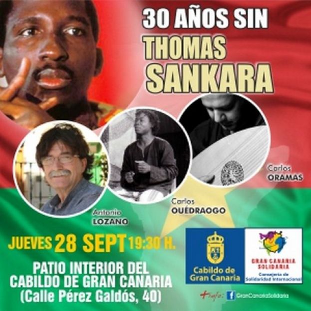 El Cabildo recuerda la figura de Thomas Sankara, precursor de los derechos de las mujeres en &Aacute;frica