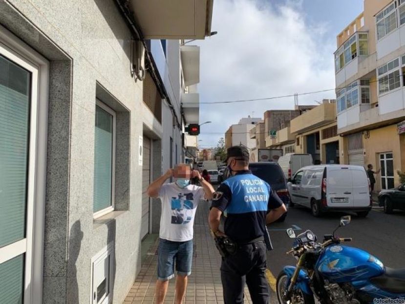 La Polic&iacute;a Local de Gu&iacute;a intensifica el control de las normas contra el COVID-19