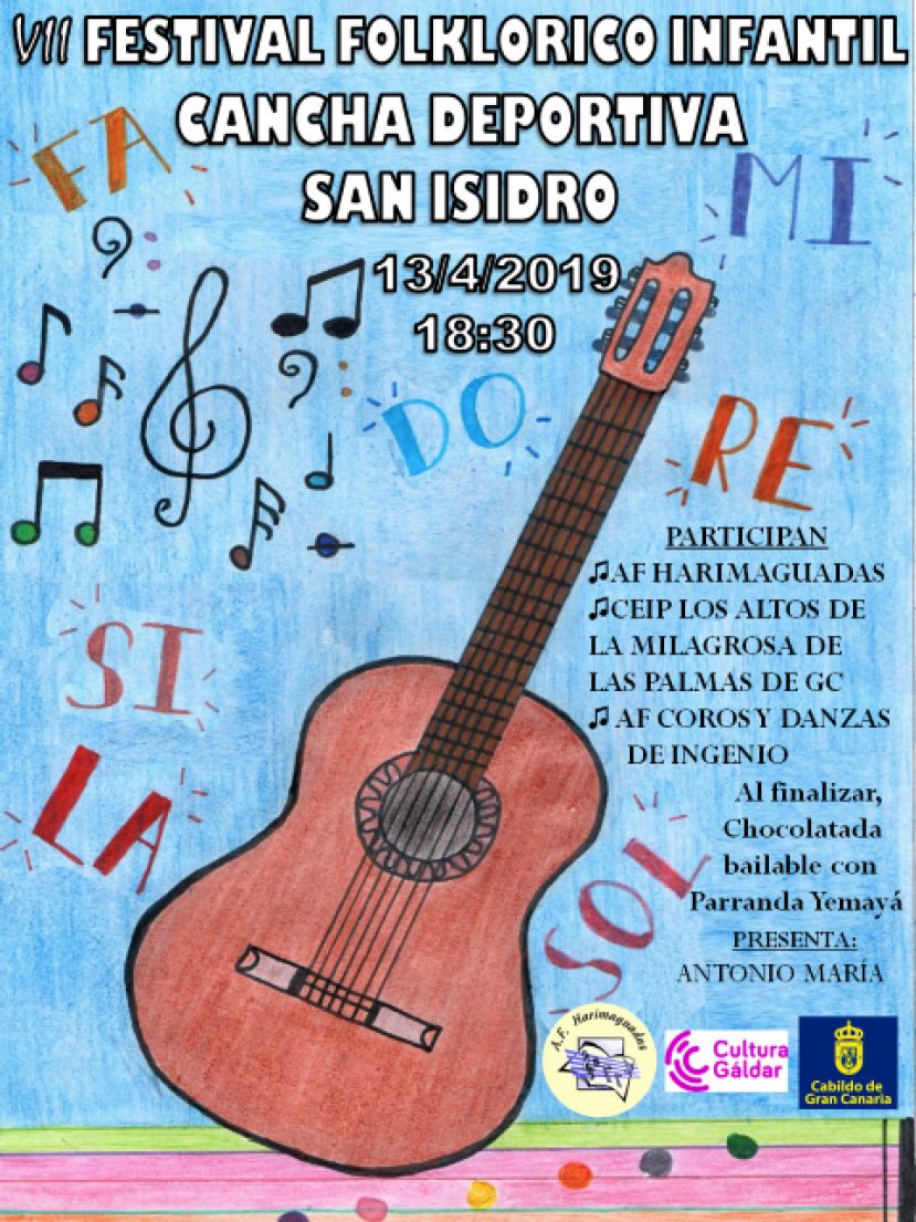 San Isidro de G&aacute;ldar acoge el VII Festival Folkl&oacute;rico Infantil