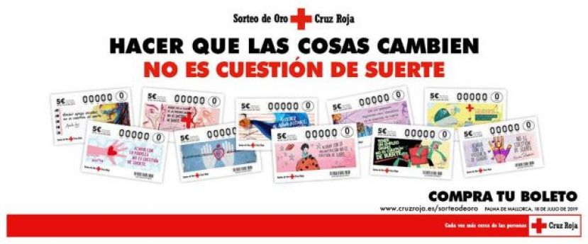 Sorteo de Oro Cruz Roja a favor de las personas más desfavorecidas