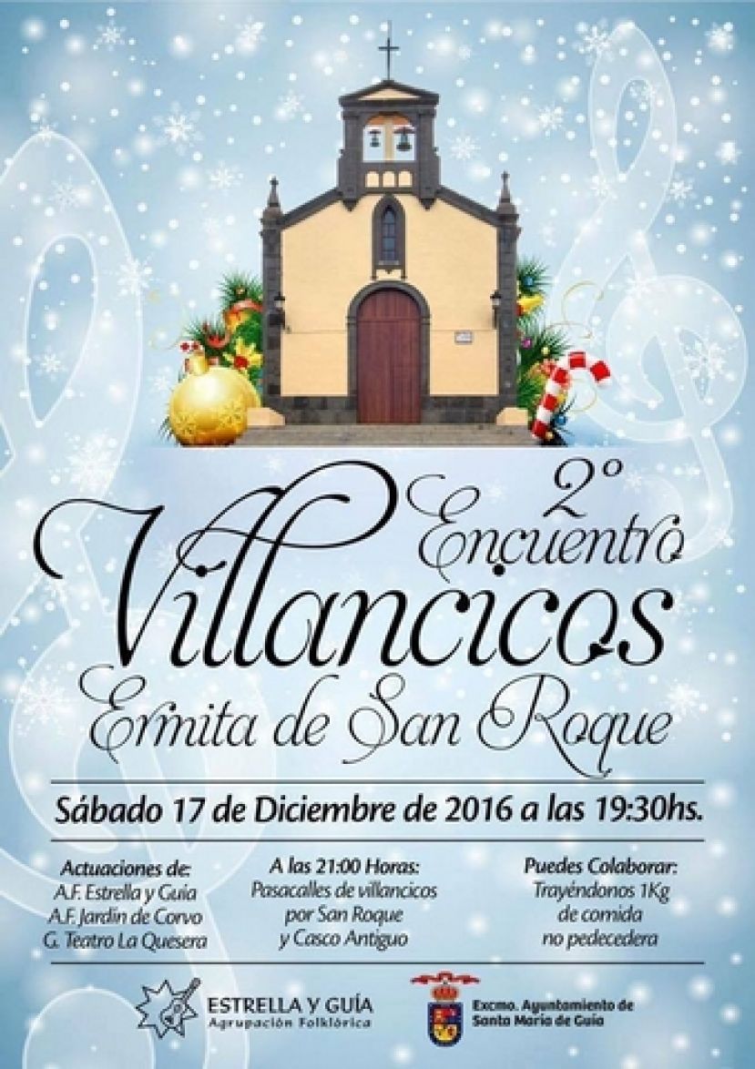 Gu&iacute;a: 2&ordm; Encuentro de Villancicos en la Ermita de San Roque, ma&ntilde;ana s&aacute;bado