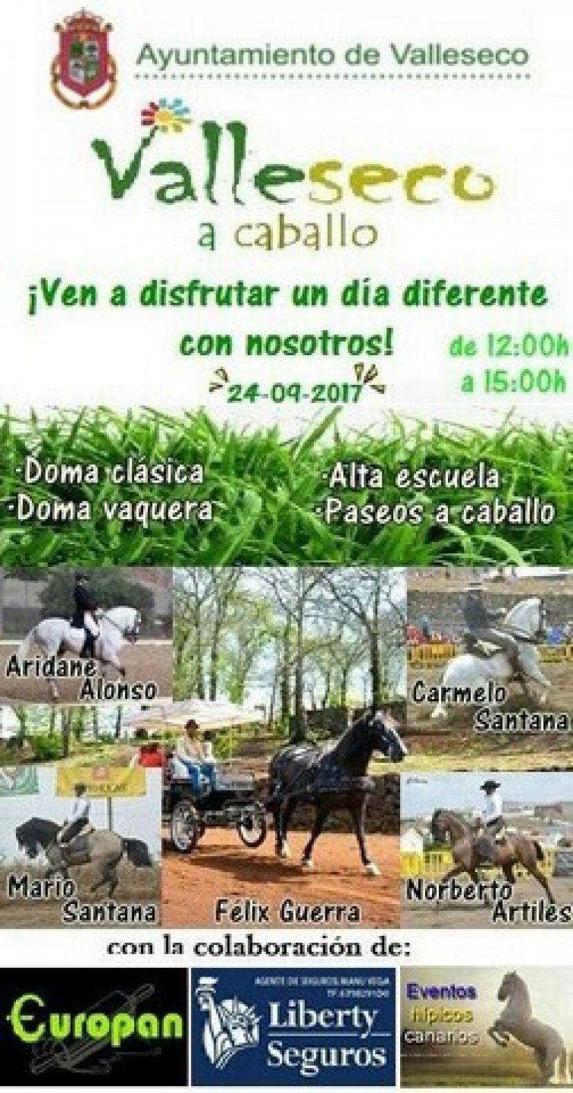 Valleseco acoge una demostraci&oacute;n de caballos de alta escuela