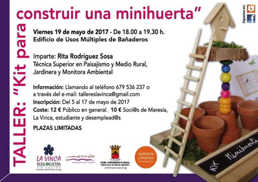 Arucas: Plazo de inscripci&oacute;n en el &ldquo;Taller: Kit para construir una minihuerta