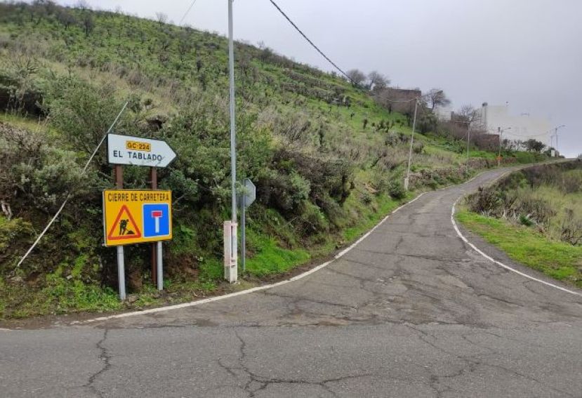 G&aacute;ldar: Comienzan las obras de acondicionamiento del camino de El Tablado