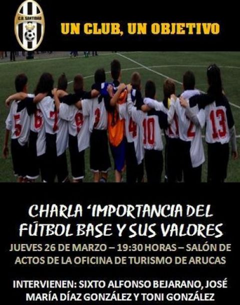 Arucas: Charla ‘La Importancia del Fútbol Base y sus Valores’