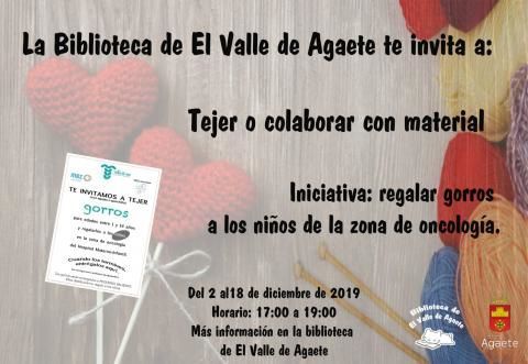 Agaete: La Biblioteca Municipal El Valle participa en el proyecto &#039;Gorros&#039;