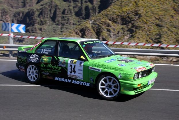Quintino y García con muchas ganas de salir en el rallye de casa