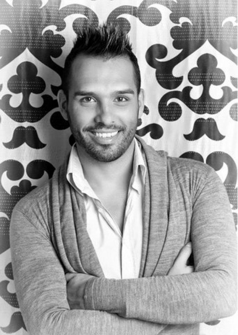 David Garcia, pregonero de las Fiestas en el Barrio de Caracol