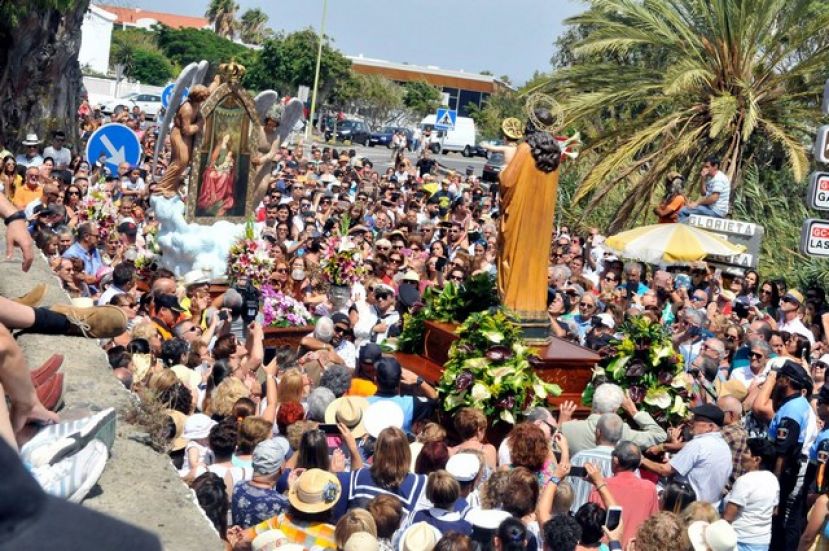 Agaete festeja el Día de las Nieves