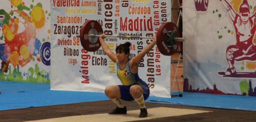 Arucas: Érika Ruiz Espino, campeona de España junior de halterofilia