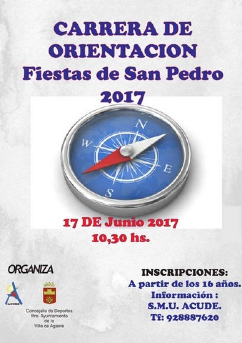 Agaete: Carrera de Orientaci&oacute;n San Pedro 2017