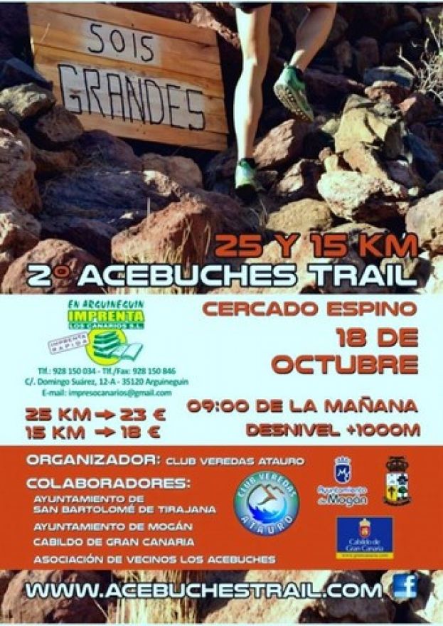 Mog&aacute;n acoge parte del recorrido de la Acebuches Trail 2015