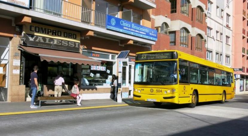 Guaguas Municipales mejora las conexiones con el área del Parque de Santa Catalina