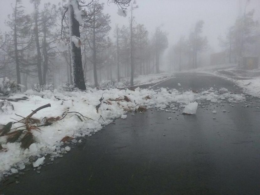 El Cabildo abre las carreteras de la cumbre y mantiene su Plan de Emergencias