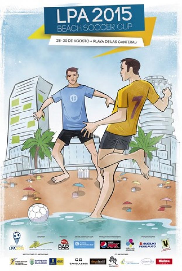 Este jueves se presentará el campeonato de fútbol playa LPA Beach Socce