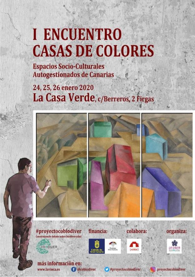 Firgas acoge del 24 al 26 de enero el I Encuentro &ldquo;CASAS DE COLORES&rdquo;