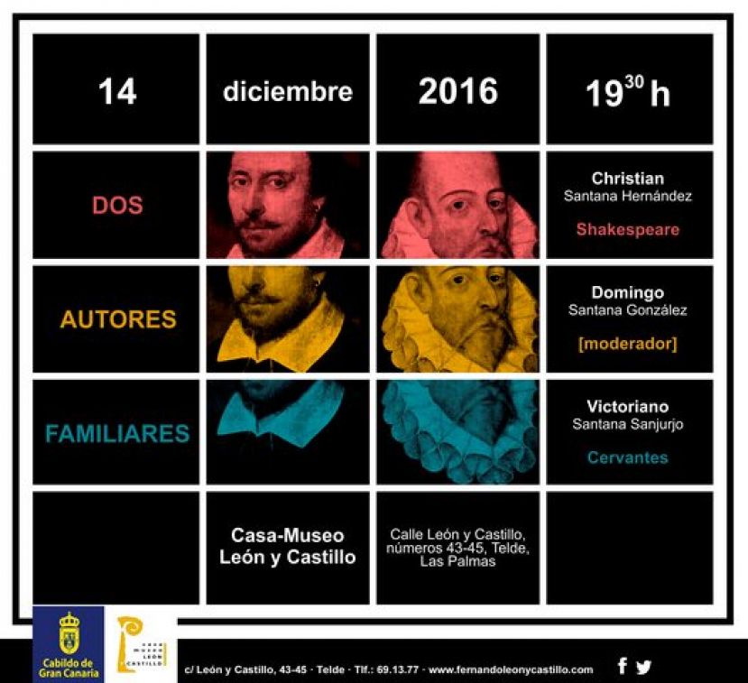 Dos expertos abordan las figuras de Shakespeare y Cervantes