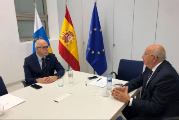 El Gobierno autonómico recibe al nuevo cónsul de Bélgica en Canarias