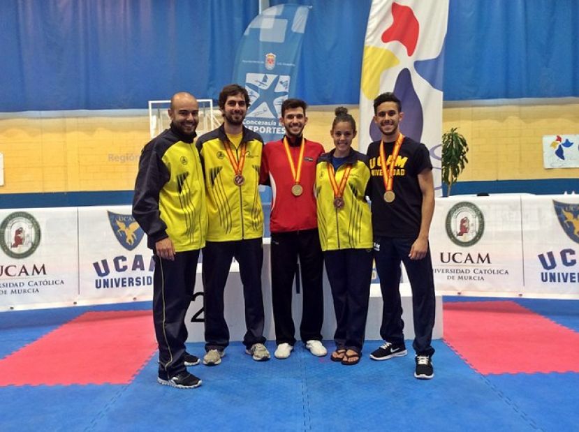 Taekwondo: Los canarios ‘asaltan’ el podio del Nacional Universitario