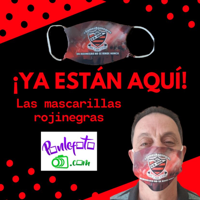 La UD Gu&iacute;a ya dispone de mascarillas personalizadas
