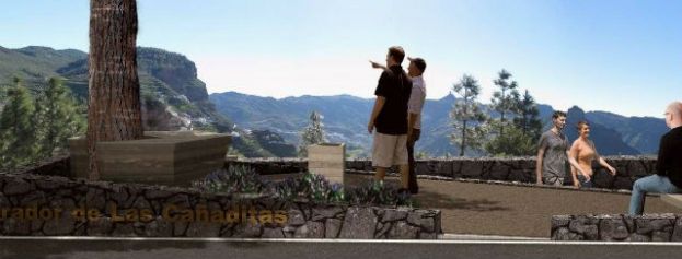 El Cabildo ejecutará 20 miradores este mandato, el próximo en Artenara