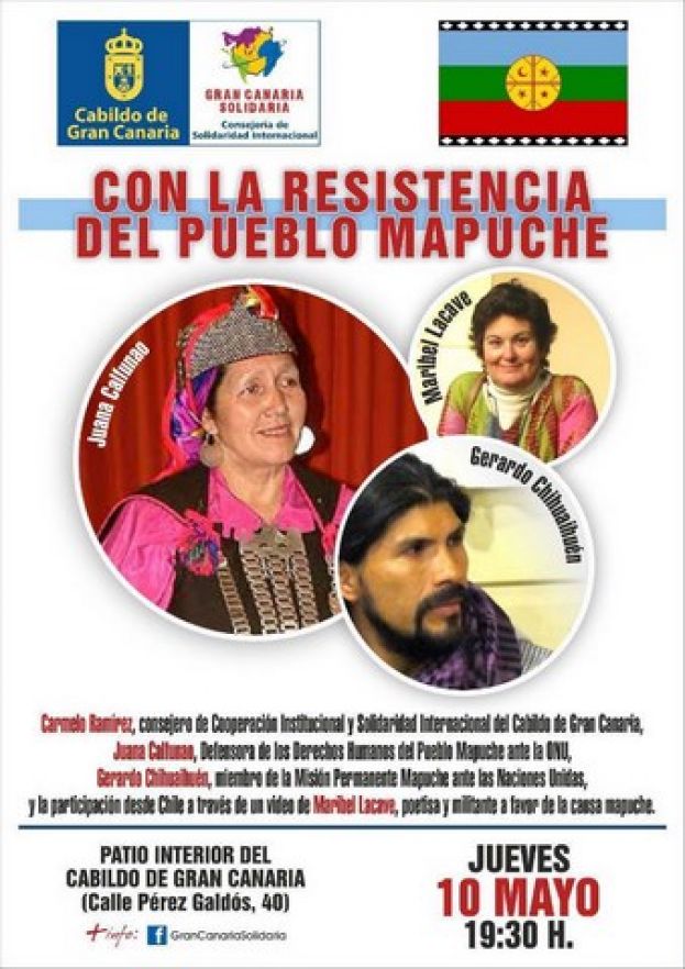 Los l&iacute;deres del pueblo mapuche de Chile dan a conocer la lucha por sus tierras y derechos en el Patio del Cabildo
