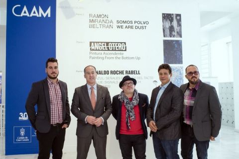 Exposiciones de los artistas Arnaldo Roche,  Angel Otero y Ramón Miranda
