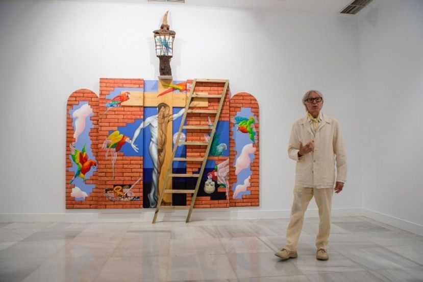 Pepe D&aacute;maso dirige este viernes una visita guiada a su exposici&oacute;n en el CAAM