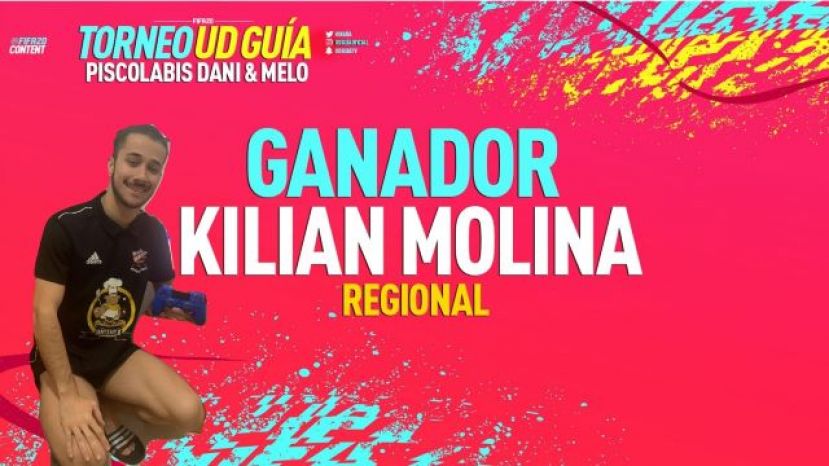 Gu&iacute;a: Kilian Molina, ganador del Torneo FIFA UD Gu&iacute;a - Piscolabis Dany&amp;Melo