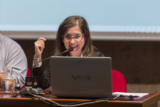 Conferencia de Sarai Cruz Ventura en el Centro Municipal de Cultura de Artenara