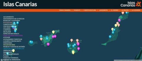 Canarias estrena su presencia en Fitur ofreciendo a los visitantes la geolocalizaci&oacute;n de sus recursos tur&iacute;sticos