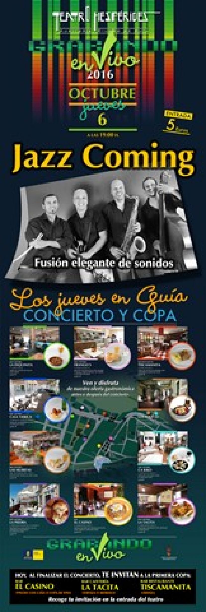 Gu&iacute;a acoge ma&ntilde;ana jueves una nueva edici&oacute;n del programa &ldquo;Grabando en Vivo&rdquo;