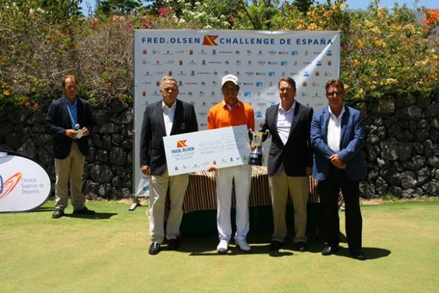 Final del "Fred Olsen Challenge de Espa&ntilde;a" celebrado en Tecina Golf en La Gomera