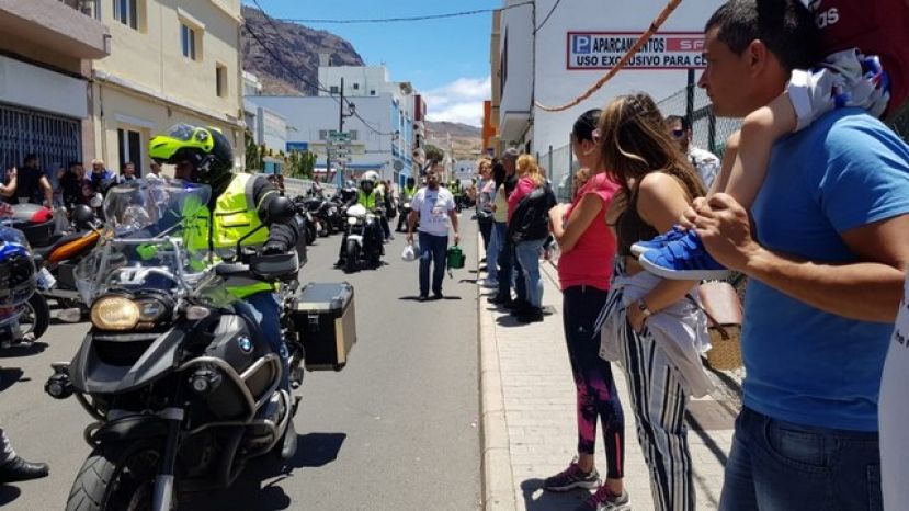 La Aldea acoge a mil motos en su D&iacute;a Nacional