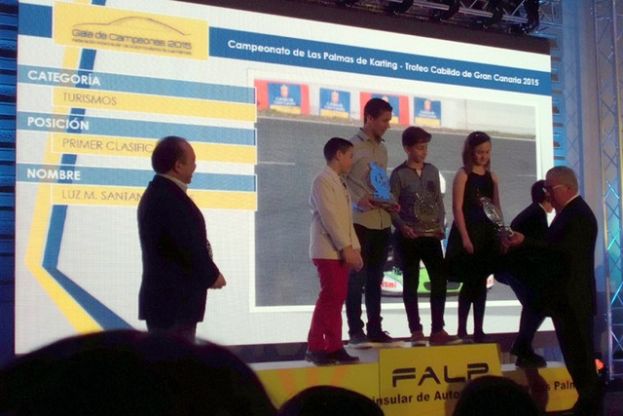 Karting: Luzmi Santana Ramos premiada en la Gala de Campeones de la FALP