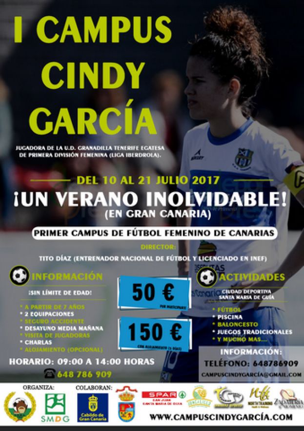 Gu&iacute;a: Presentaci&oacute;n del &ldquo;I Campus Cindy Garc&iacute;a&rdquo; de F&uacute;tbol Femenino
