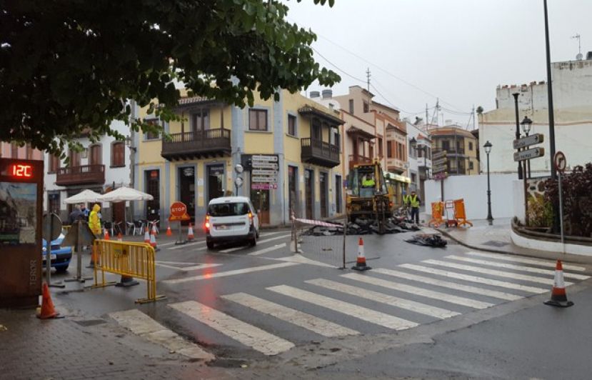 Teror: Obras de mejora del acceso peatonal desde la Calle Real al Paseo González Díaz