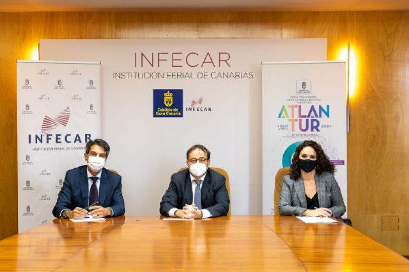 El Cabildo traslada por primera vez la Feria del Atlántico de Infecar al sur para contribuir a la reactivación turística de Gran Canaria