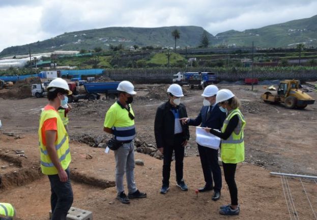 Las obras del nuevo Instituto de G&aacute;ldar se compaginan con los trabajos arqueol&oacute;gicos