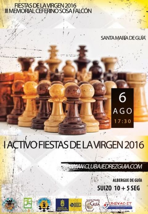 Ajedrez: El Albergue de Santa María de Guía acogerá un torneo Activo