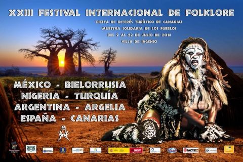 Siete países participan en el XXIII Festival de Folklore de Ingenio