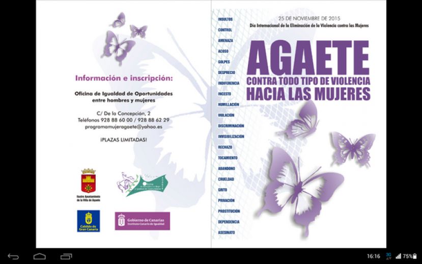 Agaete contra todo tipo de violencia hacia las mujeres