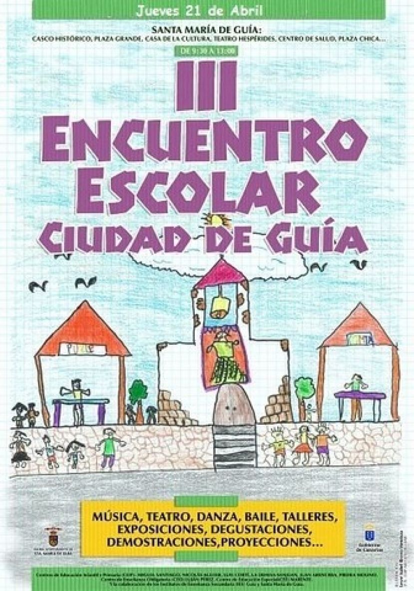 Gu&iacute;a celebra ma&ntilde;ana jueves el III Encuentro Escolar &ldquo;Ciudad de Gu&iacute;a&rdquo;